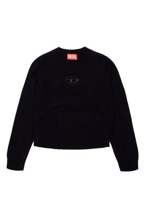 maglione in lana nero DIESEL KIDS | J02084KYAYXK900